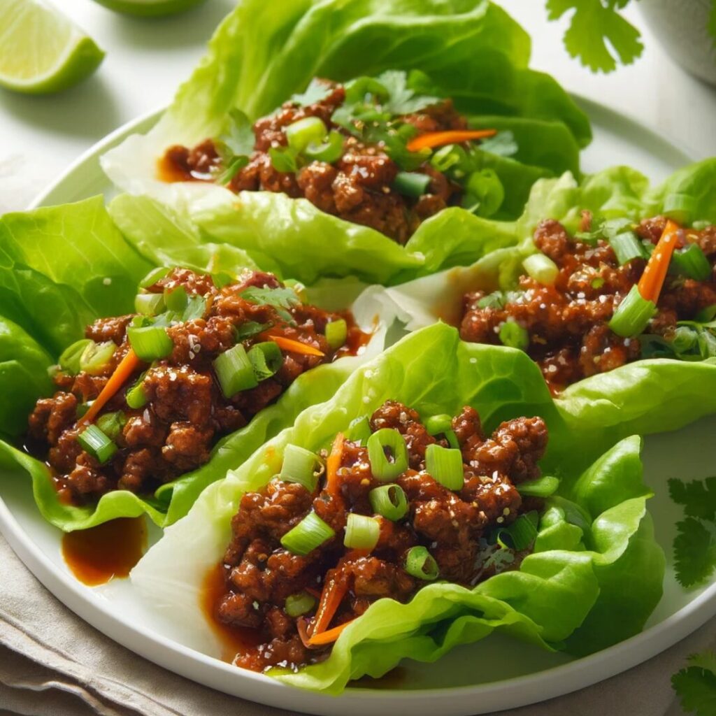 Asian Beef Lettuce Wraps