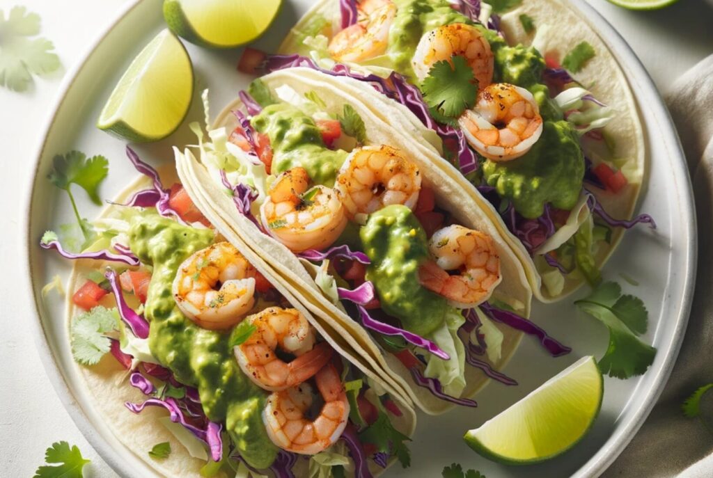 Chilli Lime Prawn Tacos