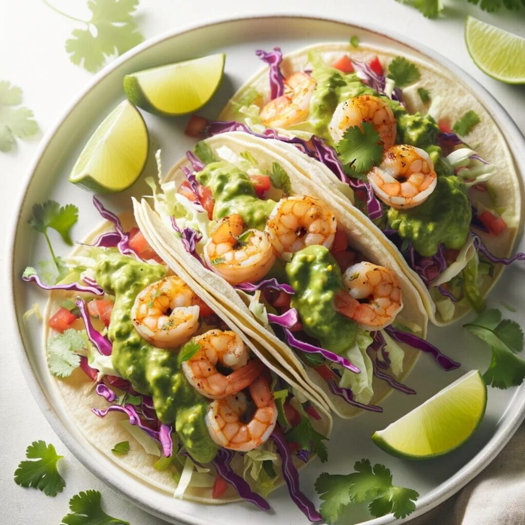 Chilli Lime Prawn Tacos