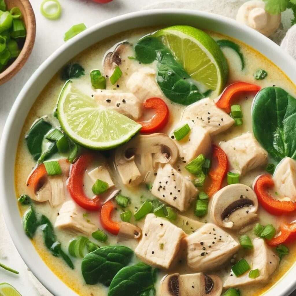 Thai Coconut Lime Chicken Soup