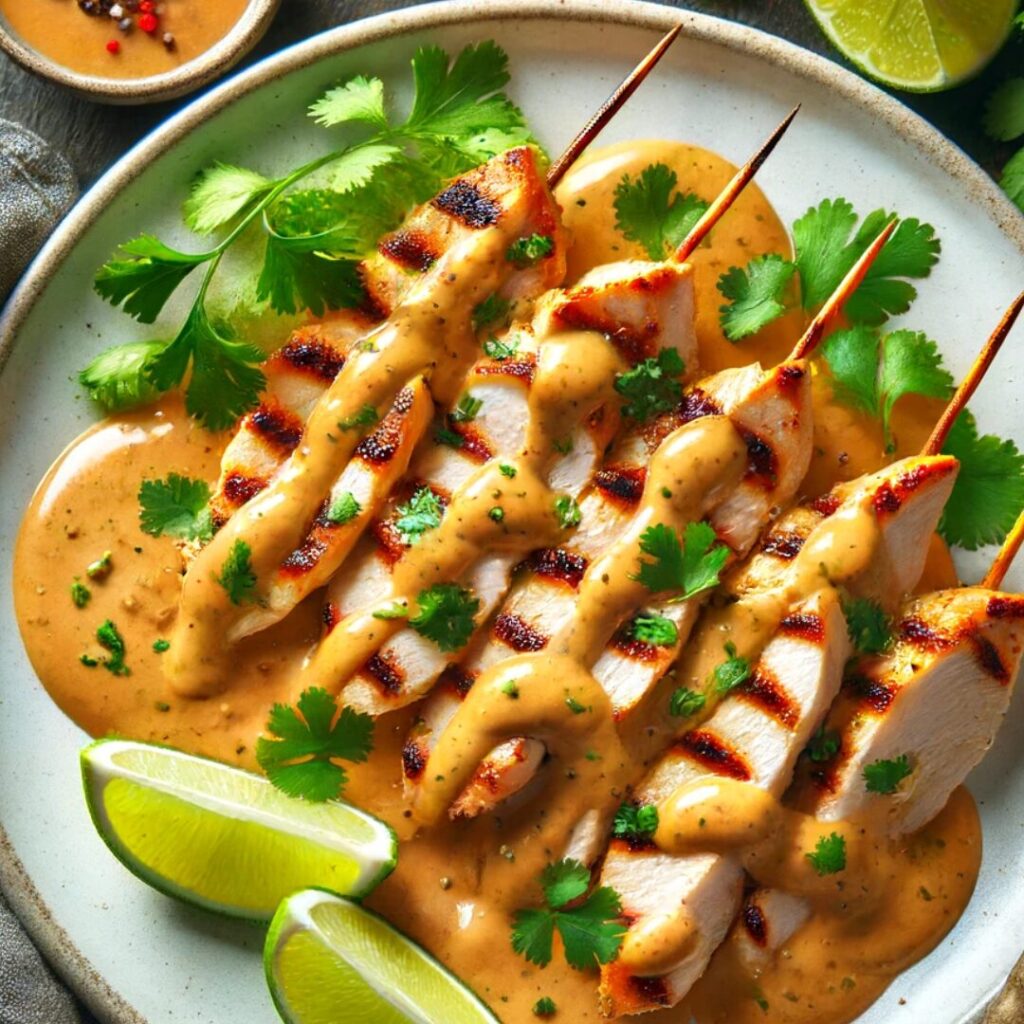 Grilled Chicken with Satay Sauce