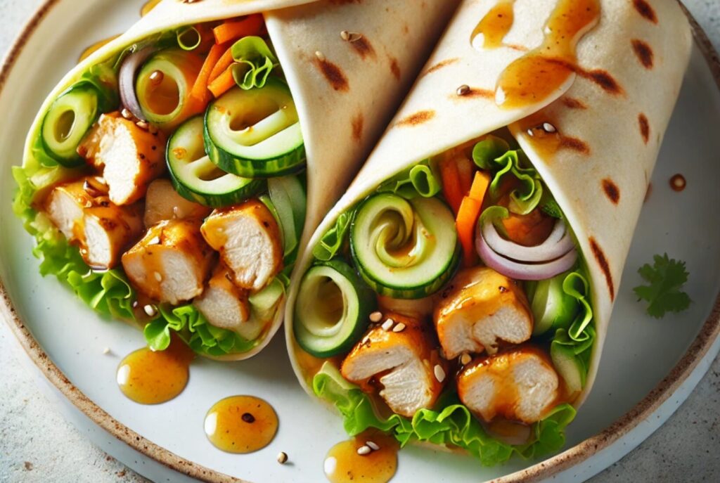 Honey Mustard Chicken Wraps