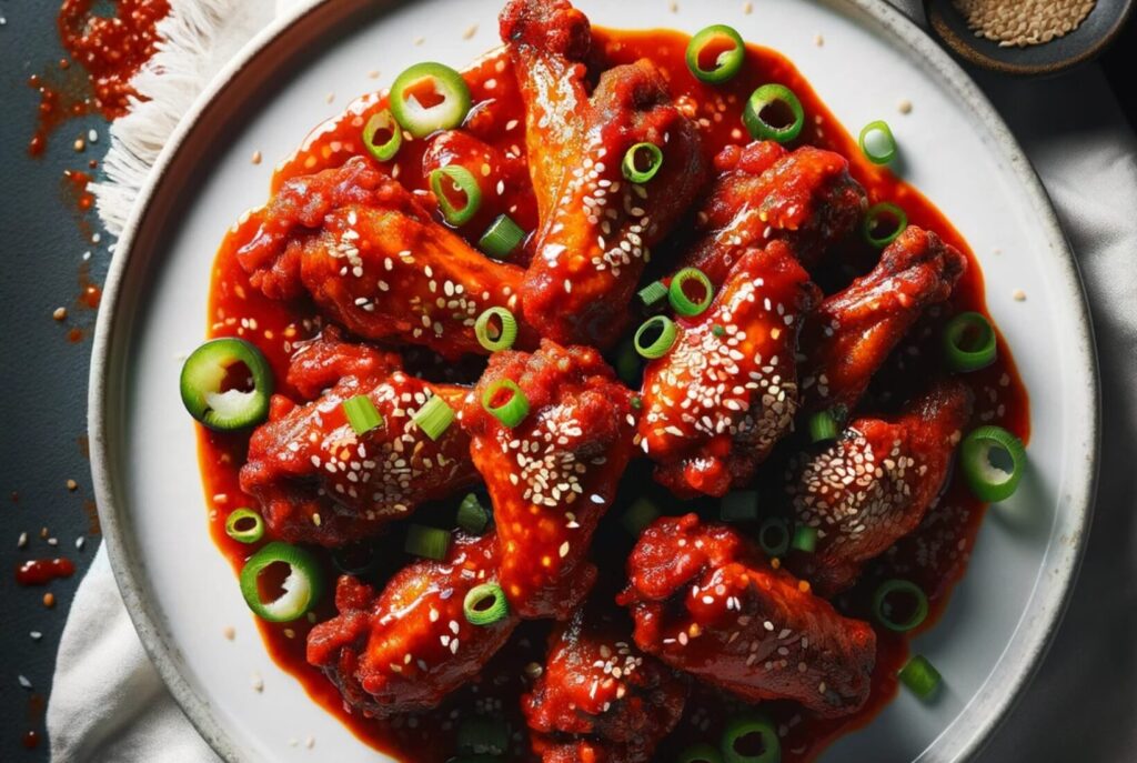 Spicy Korean Chicken Wings