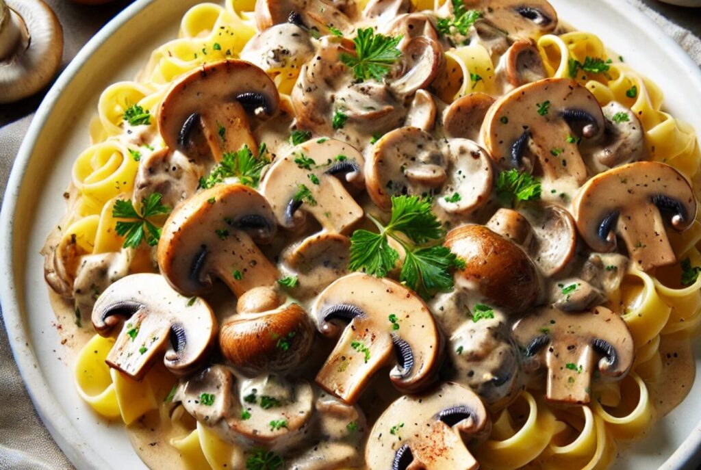 Mushroom Stroganoff