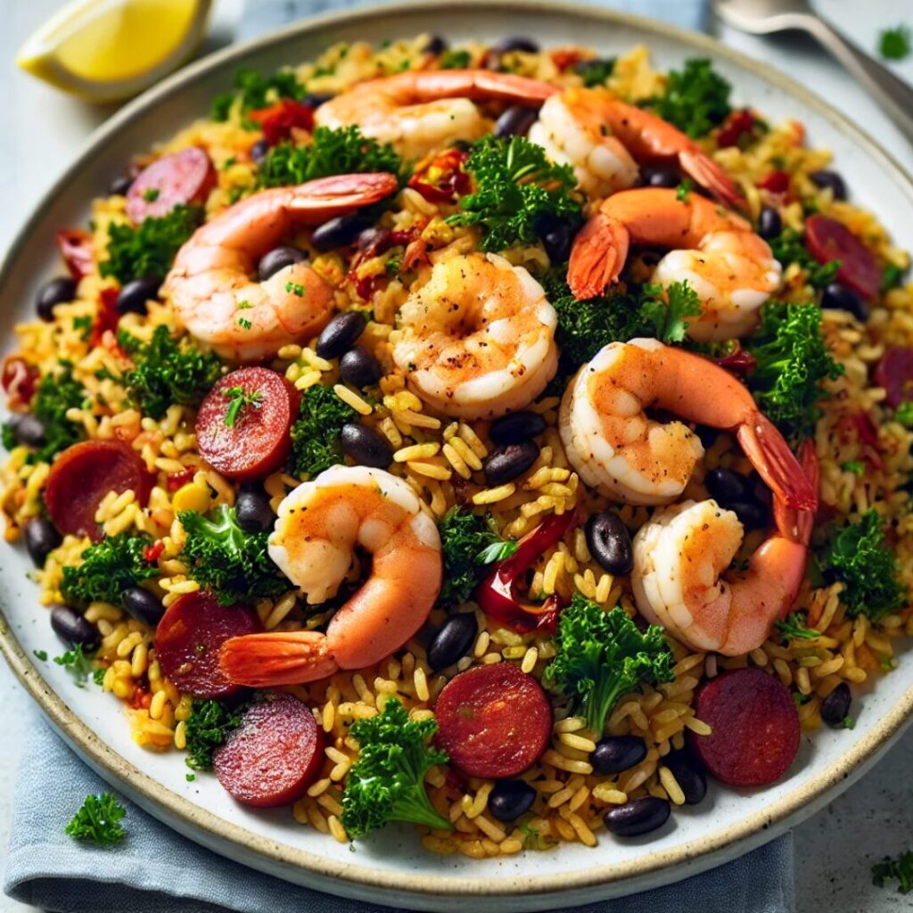 Prawn and Chorizo Rice