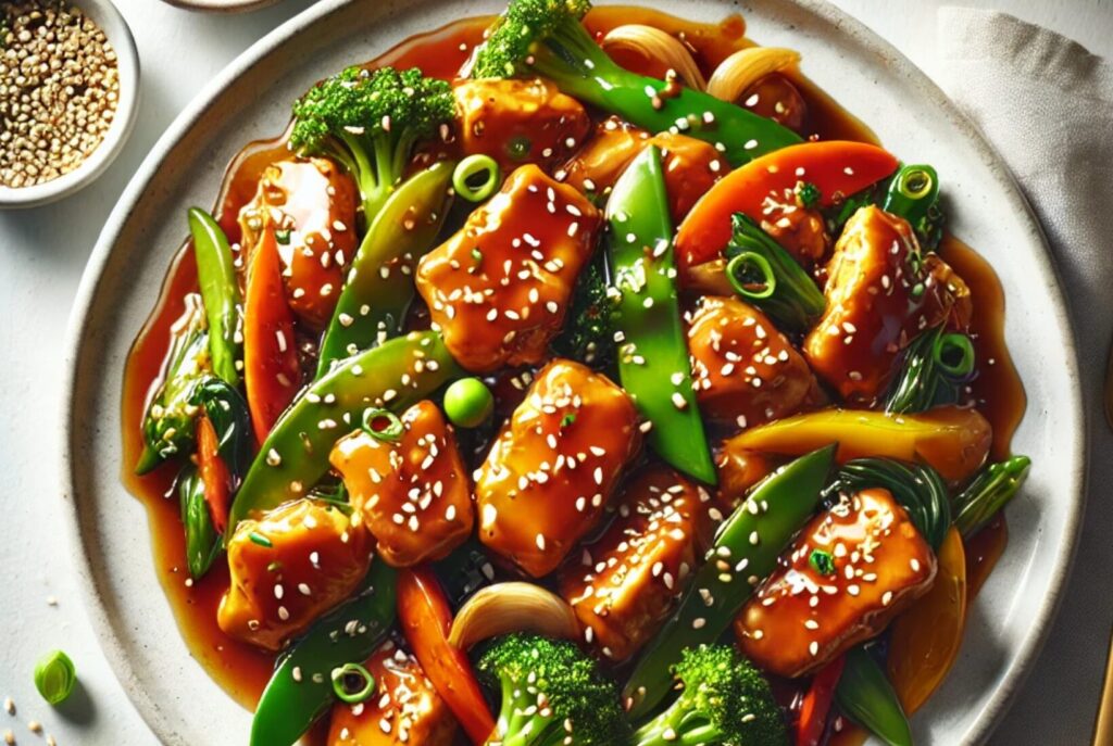 Honey Garlic Chicken Stir-Fry