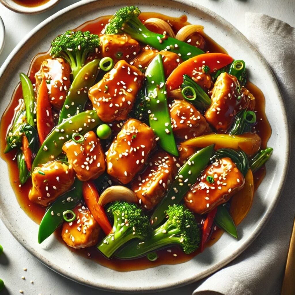 Honey Garlic Chicken Stir-Fry