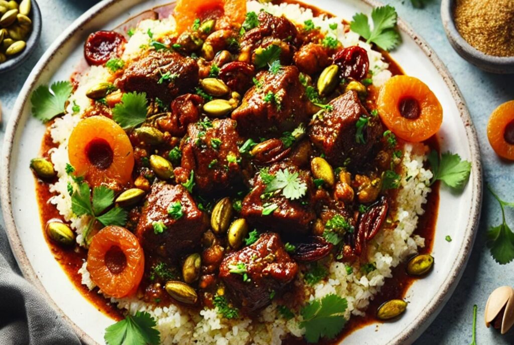 Lamb & Pistachio Tagine with Couscous