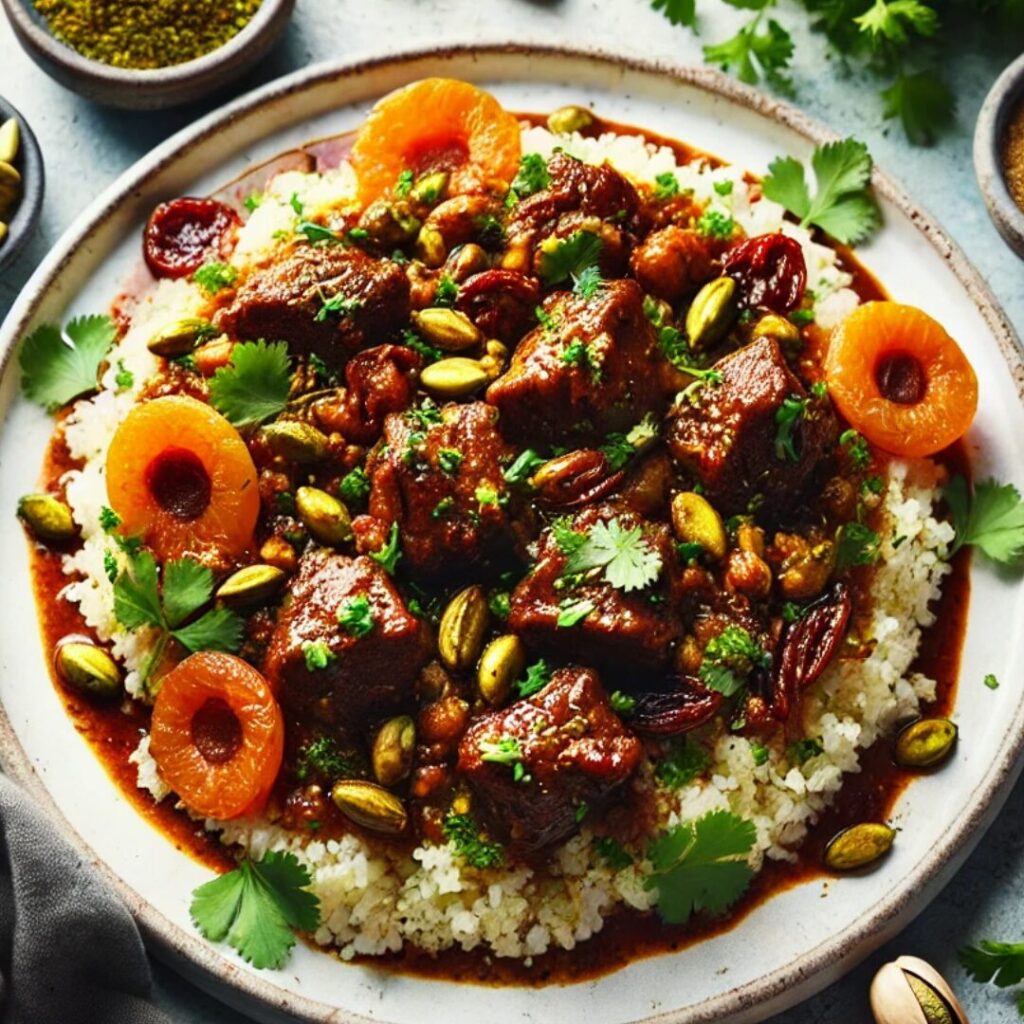 Lamb & Pistachio Tagine with Couscous