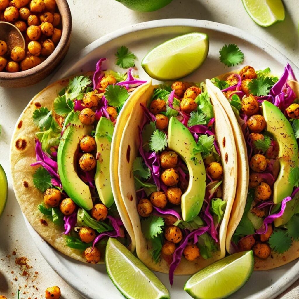 Spicy Chickpea Tacos