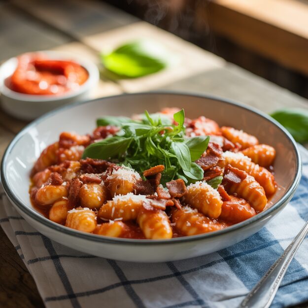 Tomato & Bacon Gnocchi