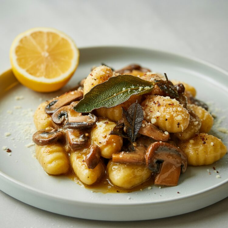 Garlic Mushroom & Sage Gnocchi