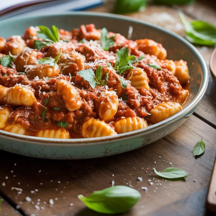 Turkey Gnocchi Bolognese