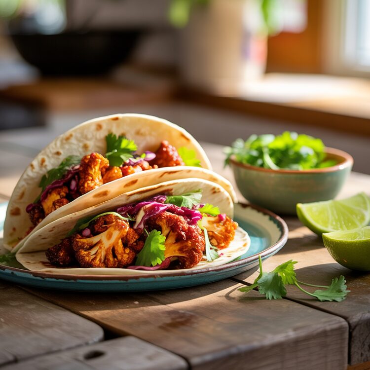 BBQ Cauliflower Tacos