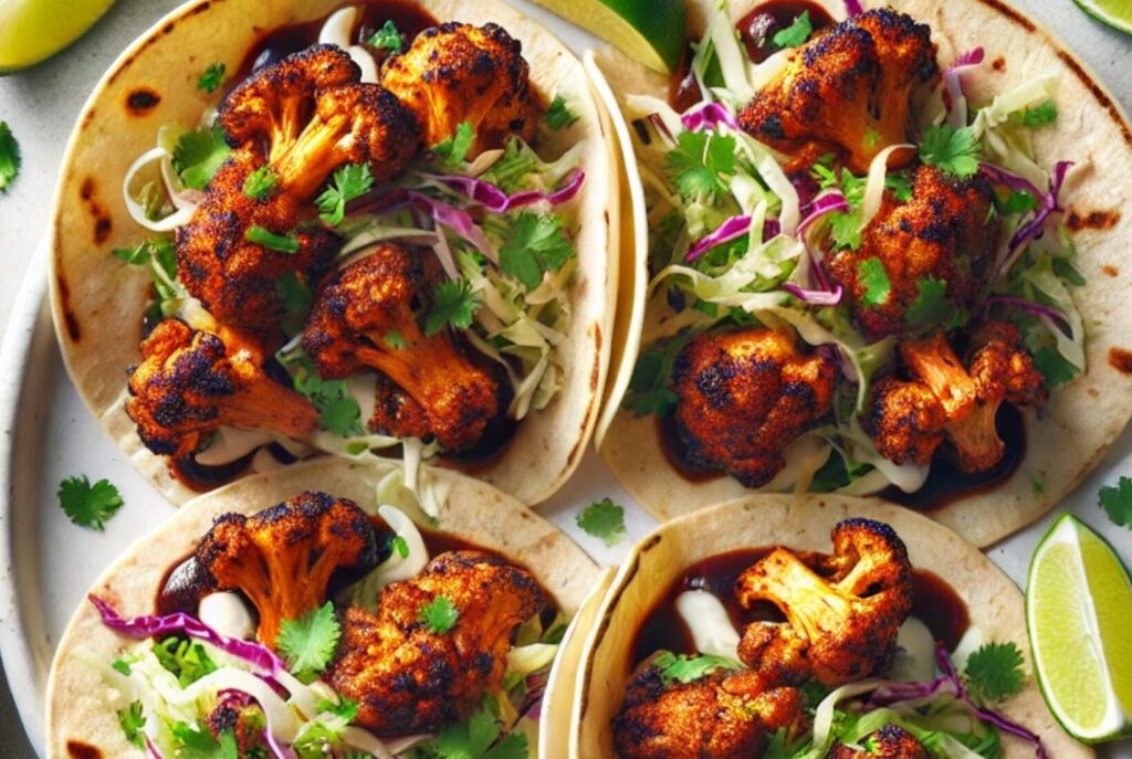 BBQ Cauliflower Tacos