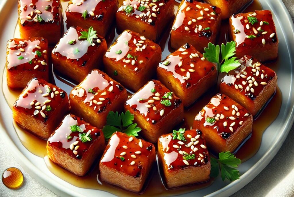 Honey Garlic Pork Bites