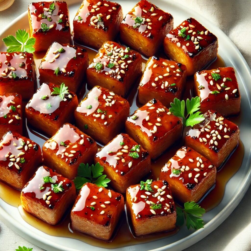 Honey Garlic Pork Bites