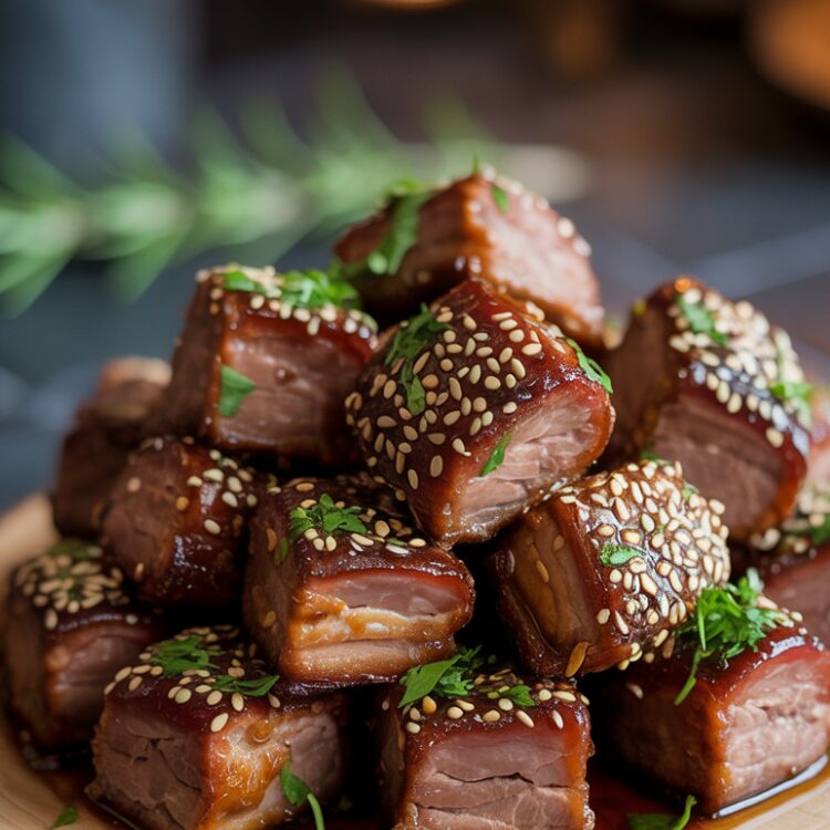 Honey Garlic Pork Bites