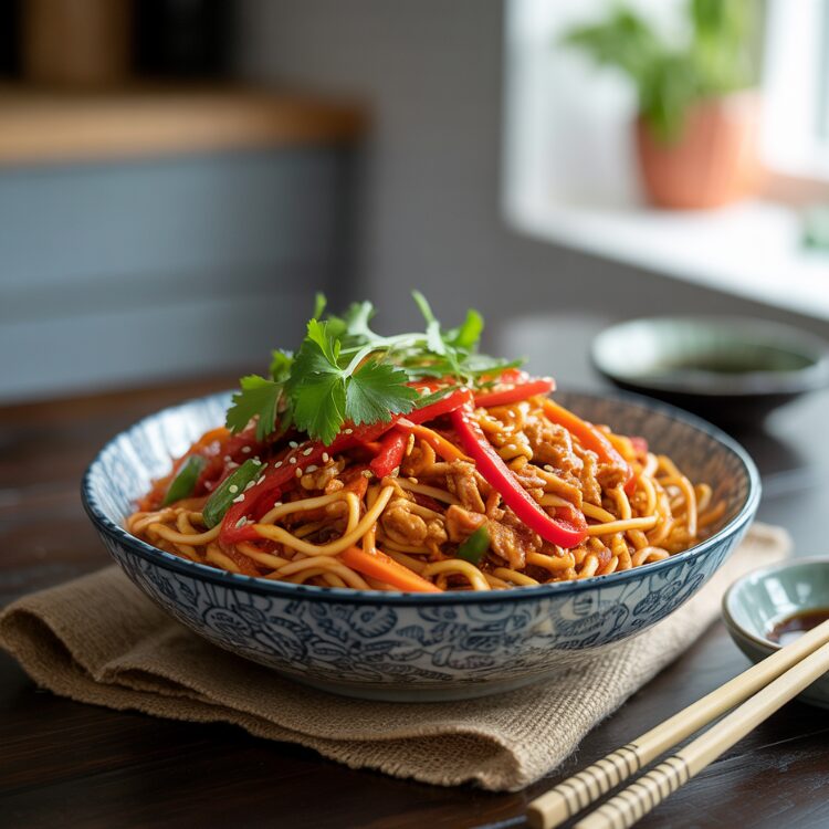 Sweet Chilli Turkey Noodles