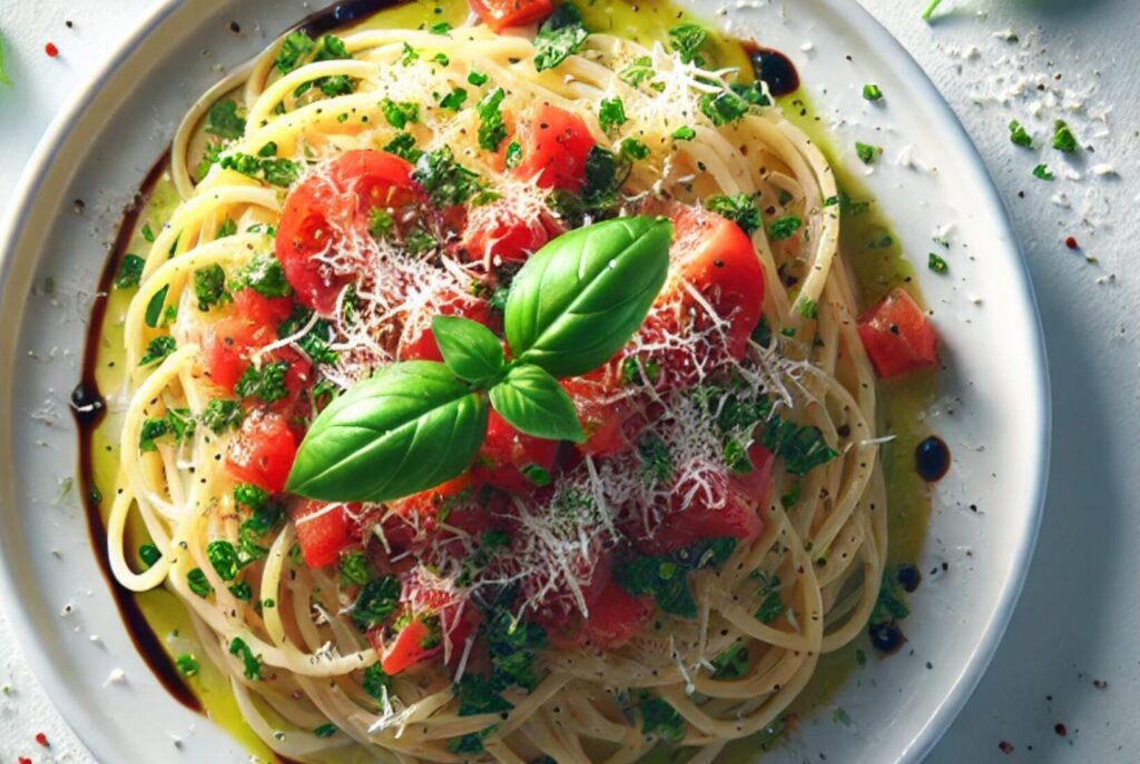 Quick Bruschetta Pasta