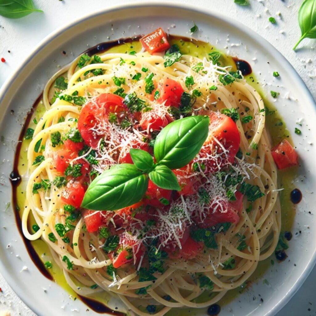 Quick Bruschetta Pasta